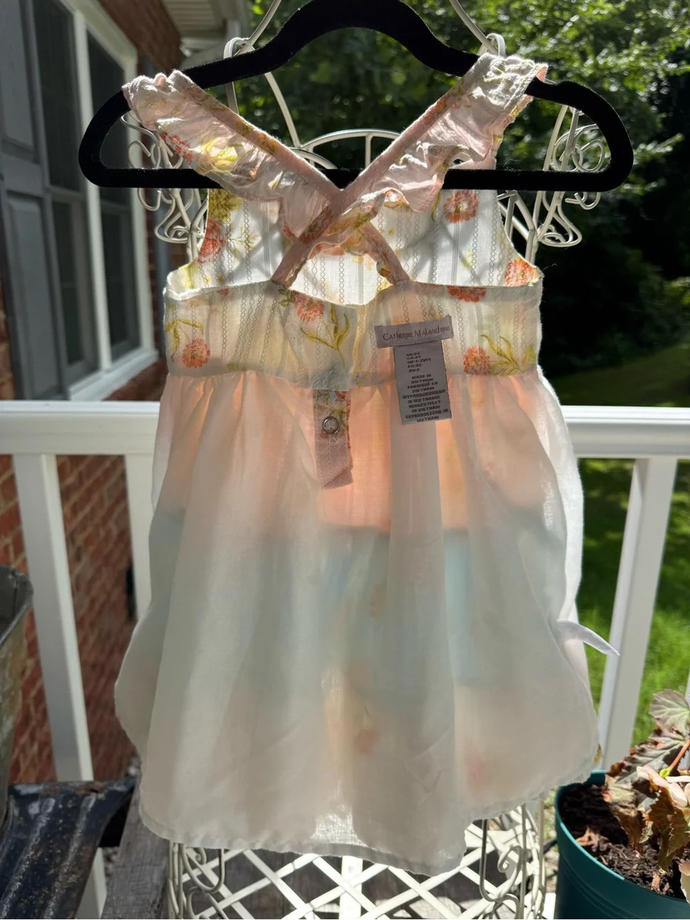 Catherine Malandrino Floral Tiered Ruffle Sundress. Size 2T